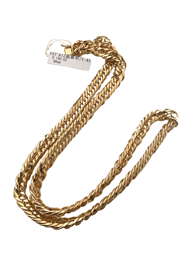 Gold Necklace 12 cut (60 cm)